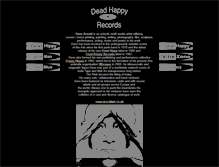 Tablet Screenshot of deadhappyrecords.co.uk